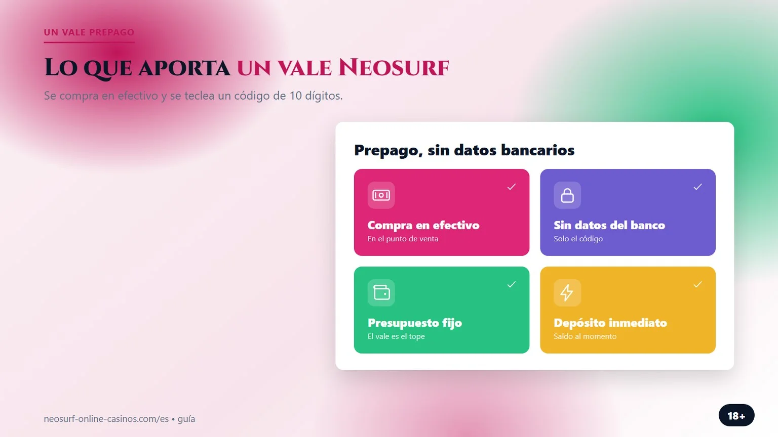 casino neosurf: lo que aporta un vale prepago en la caja