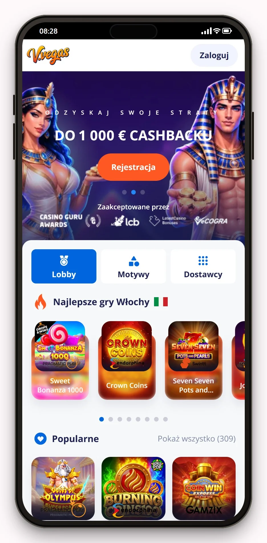 neosurf casino: Vulkan Vegas na telefonie